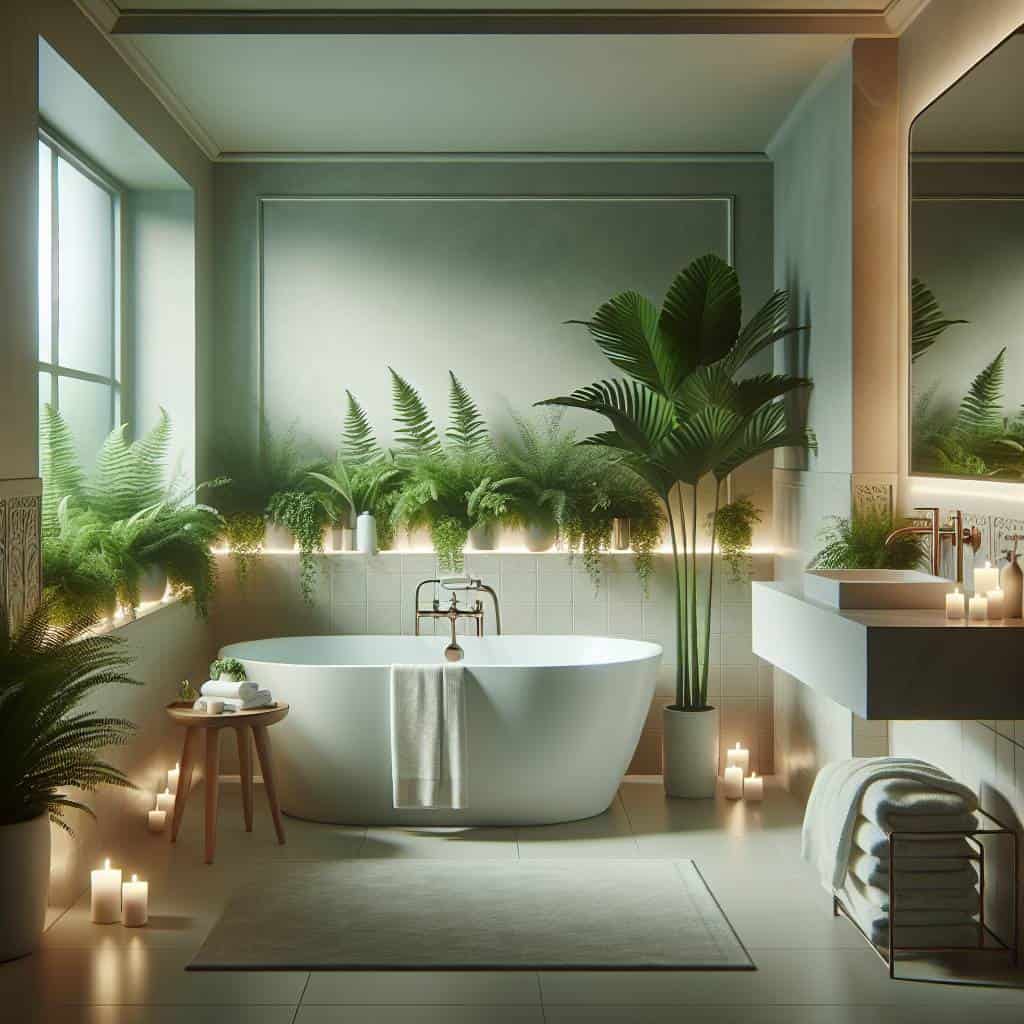 Bathroom Decor Ideas with spa-like atmosphere.