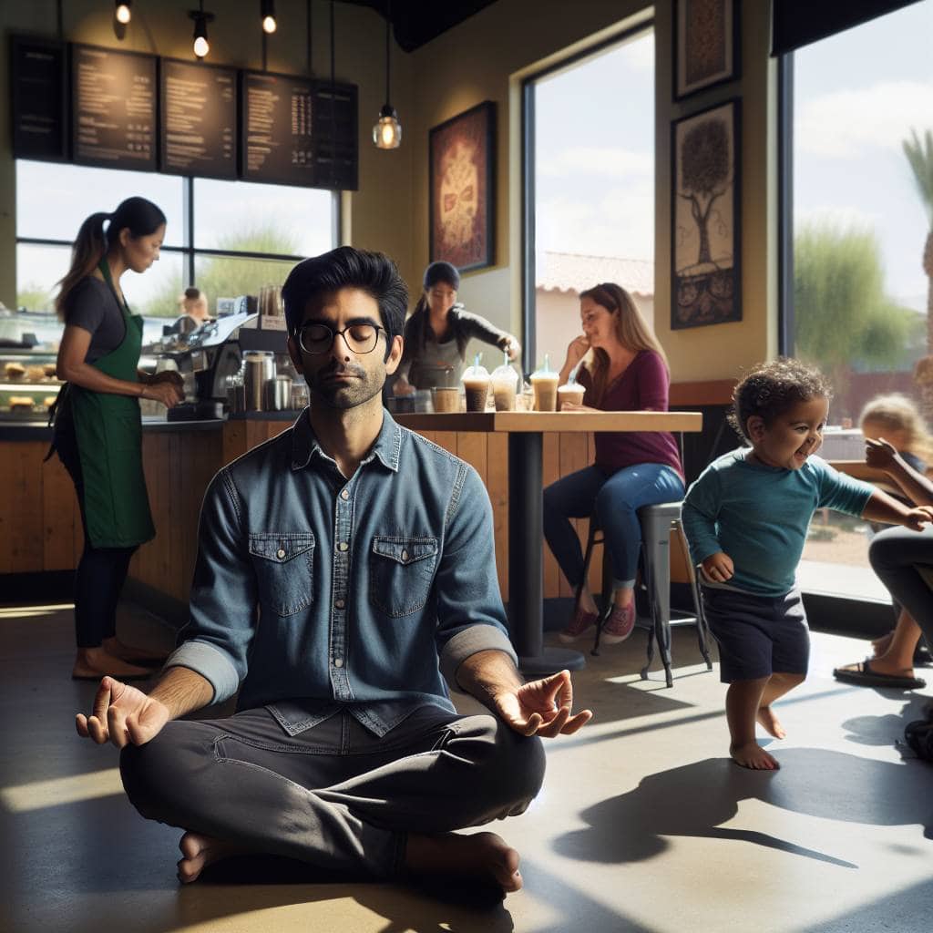 Beginner Mindfulness Guide: Meditating in Coffee Shop