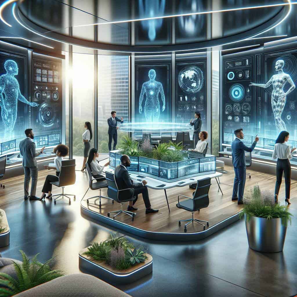 The Future of Work: Futuristic Office Collaboration