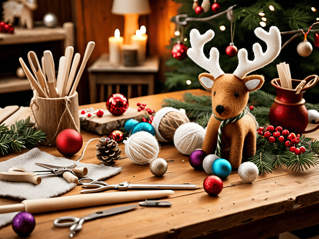 a guide to making homemade Christmas ornaments