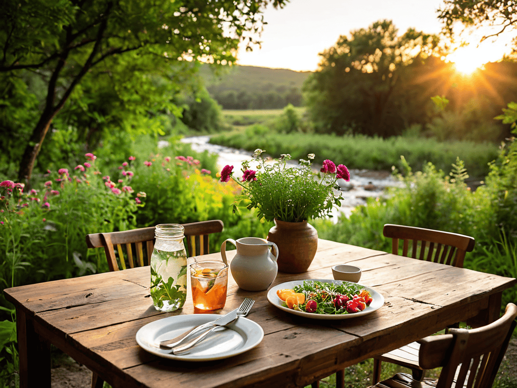 Mindful Eating Sanctuary outdoors