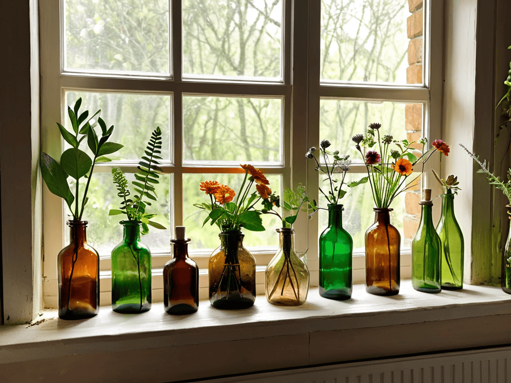 Turning Old Bottles into Planters