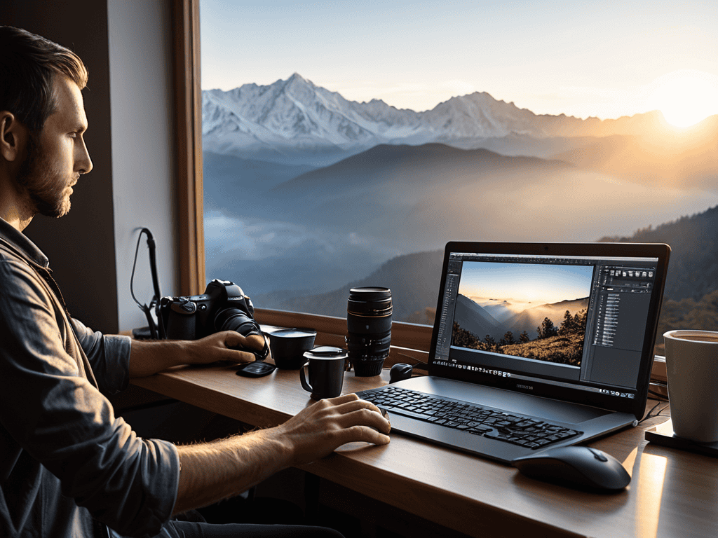 Editing landscape photos tutorial