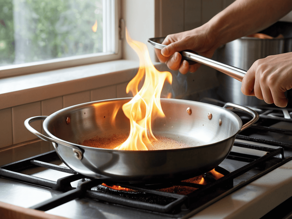 Mindful Moments serene grease fire strategies