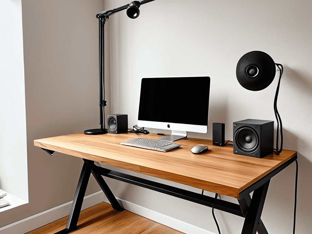 Hiding Cables on Desk Setup