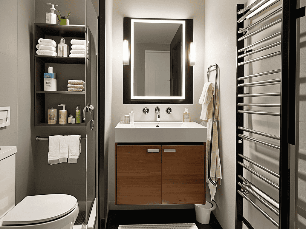 Small bathroom storage hacks
