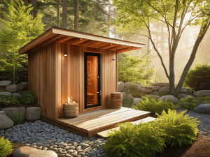 The Backyard Retreat: a Step-by-step Guide to Building a 2-person Cedar Sauna