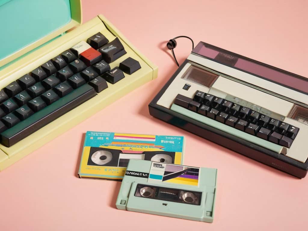 Retro social media templates