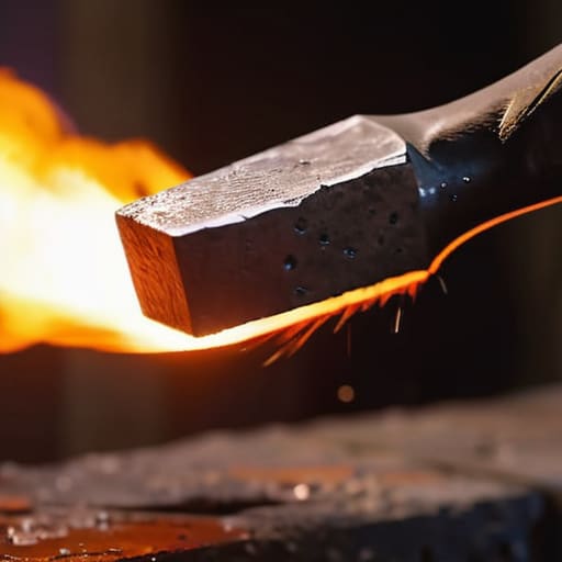 Blacksmith Finding Your Rhythm with hammer.
