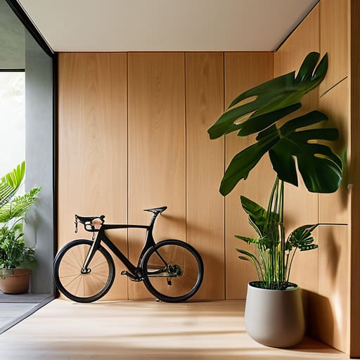 How to store bicycles in a small home.